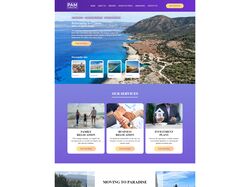 Landing page PAM Consulting: помощь в изменении места проживания.