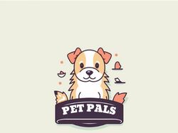Логотип для магазину зоо товарів "Pet Pals"
