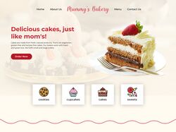 Landing page для кондитерской