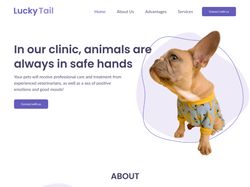 Landing Page Lucky Tail