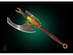Axe props based 3D model