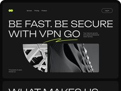 Лендинг для VPN-сервиса