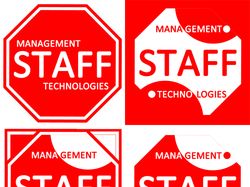 Варианты логотипа STAFF Management Technologies