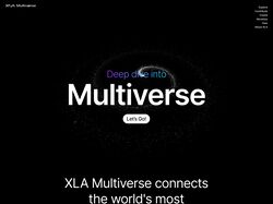 Анимация сайта XLA Multiverse