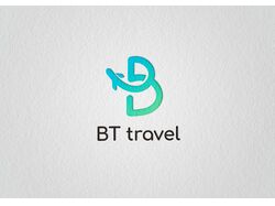 Логотип для турагентства BT travel