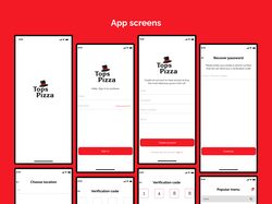 Pizza app design