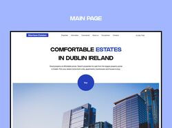 Дизайн сайта по недвижимости 