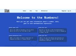 Создание сайта с нуля который выдает ответы апишки Numbers.api