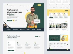 Green Cleaning - Лендинг-сайт клининг сервиса
