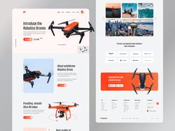 Autodrone - Лендинг-сайт по продаже дронов