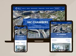 Адаптивная верстка многостраничного сайта IAC Chambers