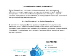 ТОП 15 курсов по Backend-разработке 2023