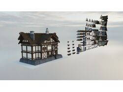 Medieval house constructor (UE5)