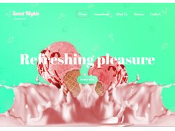 Ice cream site Sweet Nights