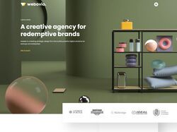 Сайт для креативного агентства. Ссылка в описании