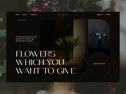 Merely - website for Floral Gallery