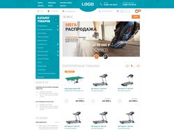 Адаптивная верстка LOGO Shop