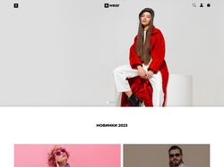Дизайн сайта для интернет-магазина одежды