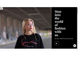 Landing page - Model agency