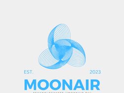 логотип для moonair