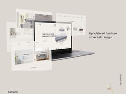 Furniture store website design