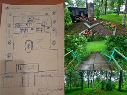 3D-модель. Реконструкция братской могилы.