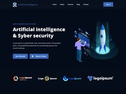 Адаптивный лендинг "Artificial Intelligence"