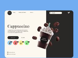 Дизайн сайту для Dream Coffee shop