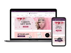 Верстка главной страницы интернет магазина парфюмерии "Perfume Shop"