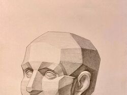 АКАДЕМИКА(примеры работ на бумаге, учебные рисунки)