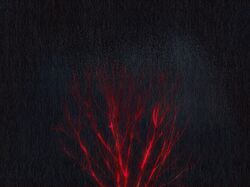 The Bloody Reflection Under a Tree