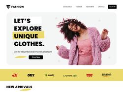 FASHION. Адаптивная верстка 