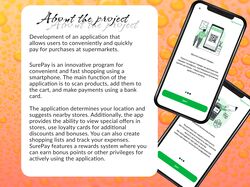 Mobile application for supermarket payment