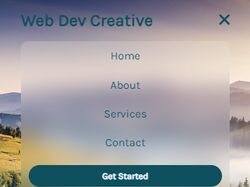 Website adaptive  navigation bar. / Адаптивная панель навигация сайта.