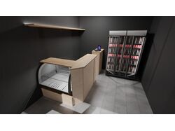 Work counter for the store