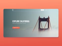 Лендинг туров "Explore California"