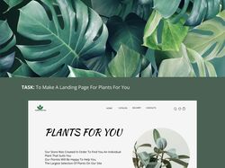 lending page for plants for you