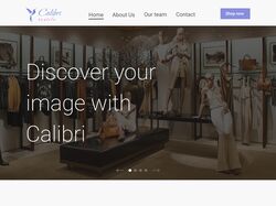Calibri textile web-design