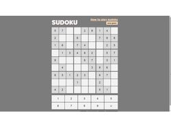 Браузерная игра sudoku