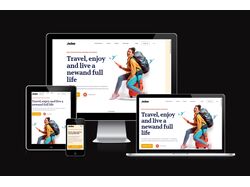 Jadoo - responsive Landing Page about traveling