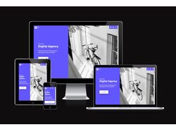 Deep - responsive landing page with scrolling animation
