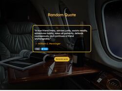 Random Quote Generator