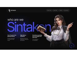 Сайт-портфолио для разработчиков видеоигр