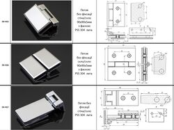чертежи фурнитуры для стекла, чертежи для изготовления ручек для двери