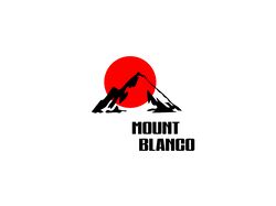 Логотип для зимнего курорта "Mount Blanco"