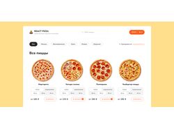 Pizza Store Application (No Back-end)