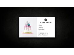 Визитки Cake Shop
