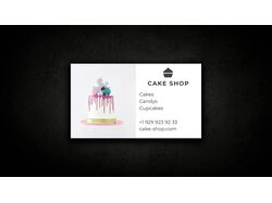 Визитки Cake Shop