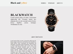 Адаптивная разработка сайта BlackWatch