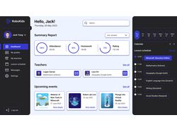 RoboKids I E-learning Dashboard